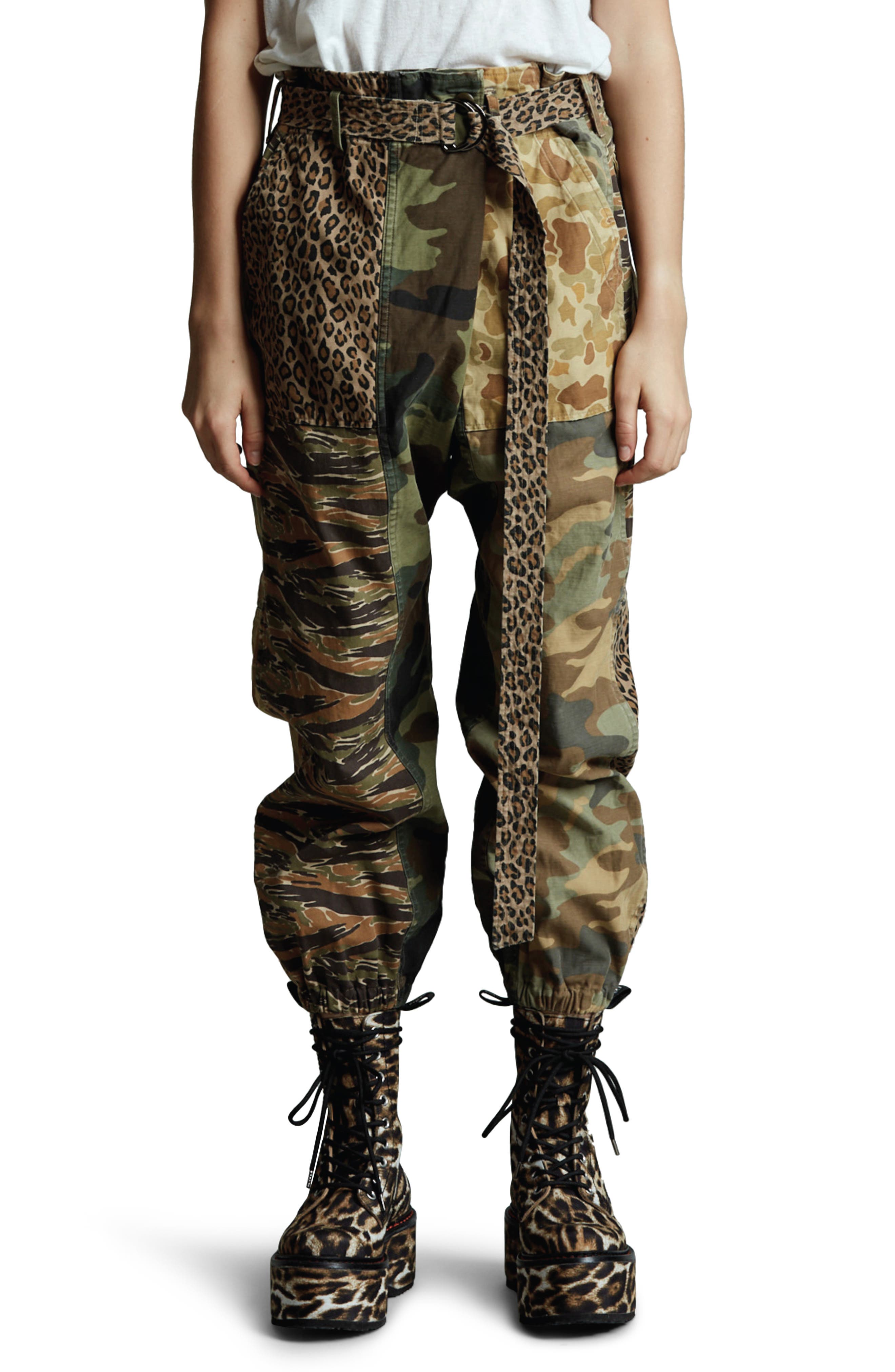 mixed camo pants
