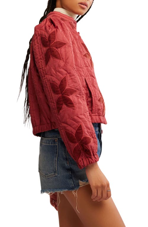 FREE PEOPLE FREE PEOPLE QUINN QUILTED CROP JACKET 