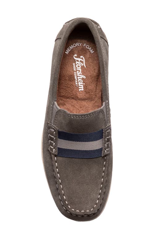 Florsheim Kids' Jasper Strap Jr. Loafer In Gray Suede