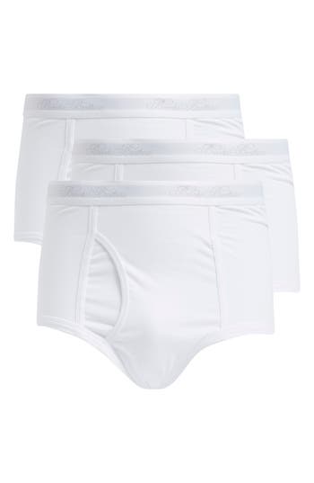 Shop Brooks Brothers 3-pack Briefs In White