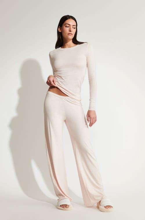 Shop Skin Double Layer Pant In Pearl Pink