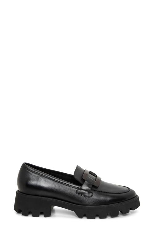 Ara Oleander Platform Loafer In Black