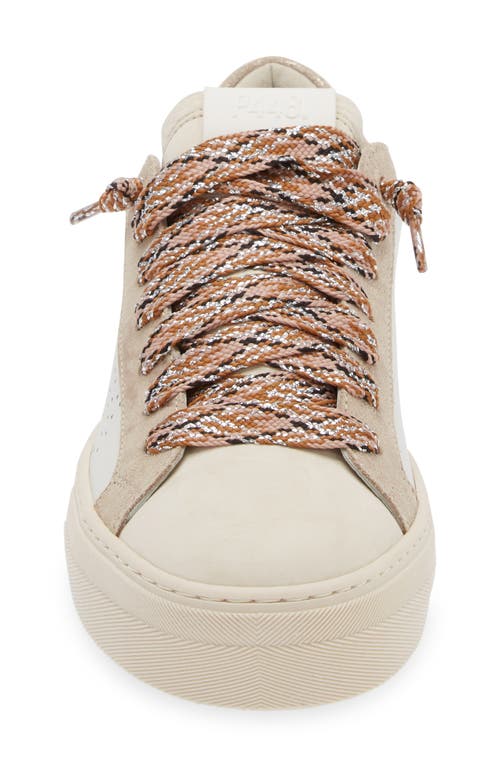 Shop P448 Thea Platform Sneaker In White-cloud