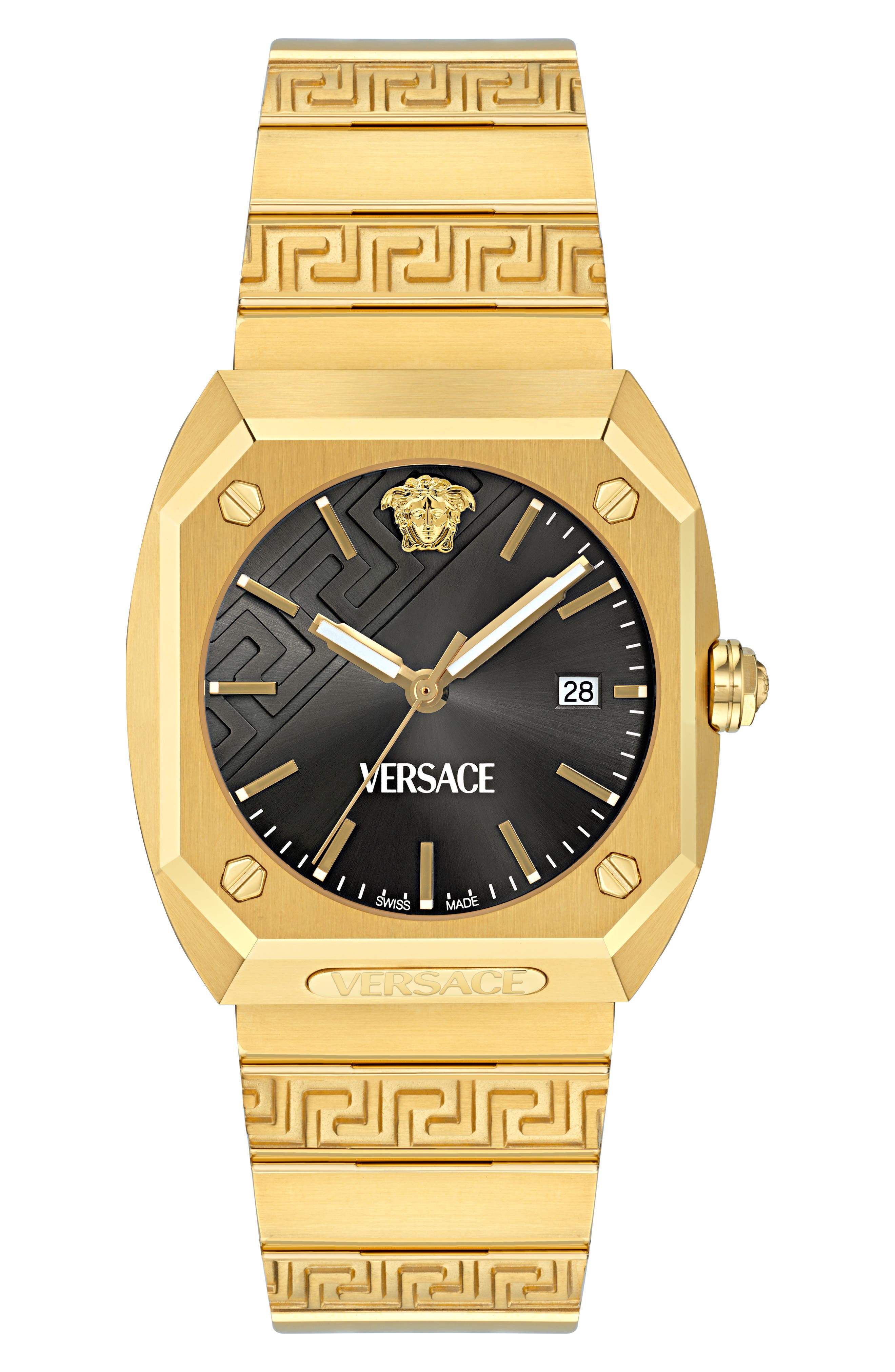 Versace Antares Bracelet Watch In Gold