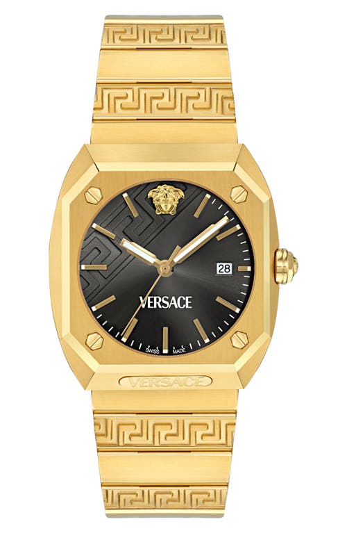 Shop Versace Antares Bracelet Watch, 44mm X 41.5mm In Ip Yellow Gold