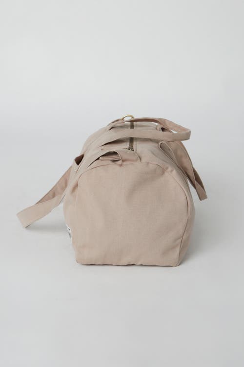 Shop Terra Thread Organic Cotton Gym Bag In Sand Dune