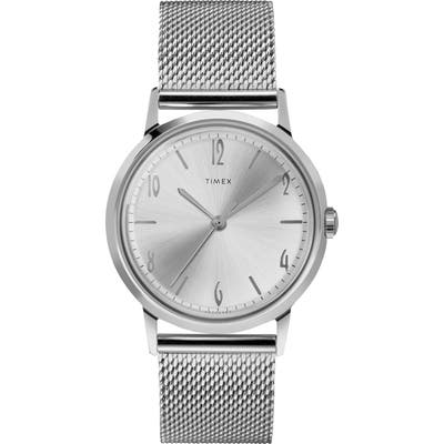 Timex Marlin Mesh Strap Mechanical Watch,