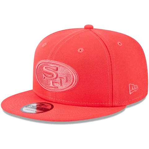 Women's Fanatics Branded Scarlet San Francisco 49ers Cuffed Knit Hat with Pom
