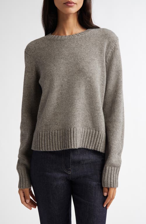 Pendleton Relaxed Shetland Wool Sweater in Stone Heather 