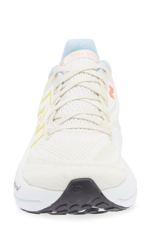 Shop New Balance Fresh Foam X Vongo V6 Running Shoe In Sea Salt/lemon Zest