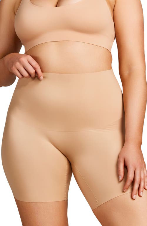 Siella No Show Shapewear Short In Maple Sugar