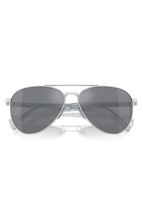 PRADA PRADA 58MM PILOT SUNGLASSES 