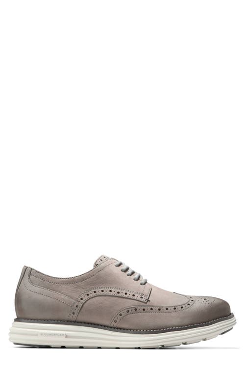 Cole Haan Orignalgrand Remastered Wingtip Derby In Titanium