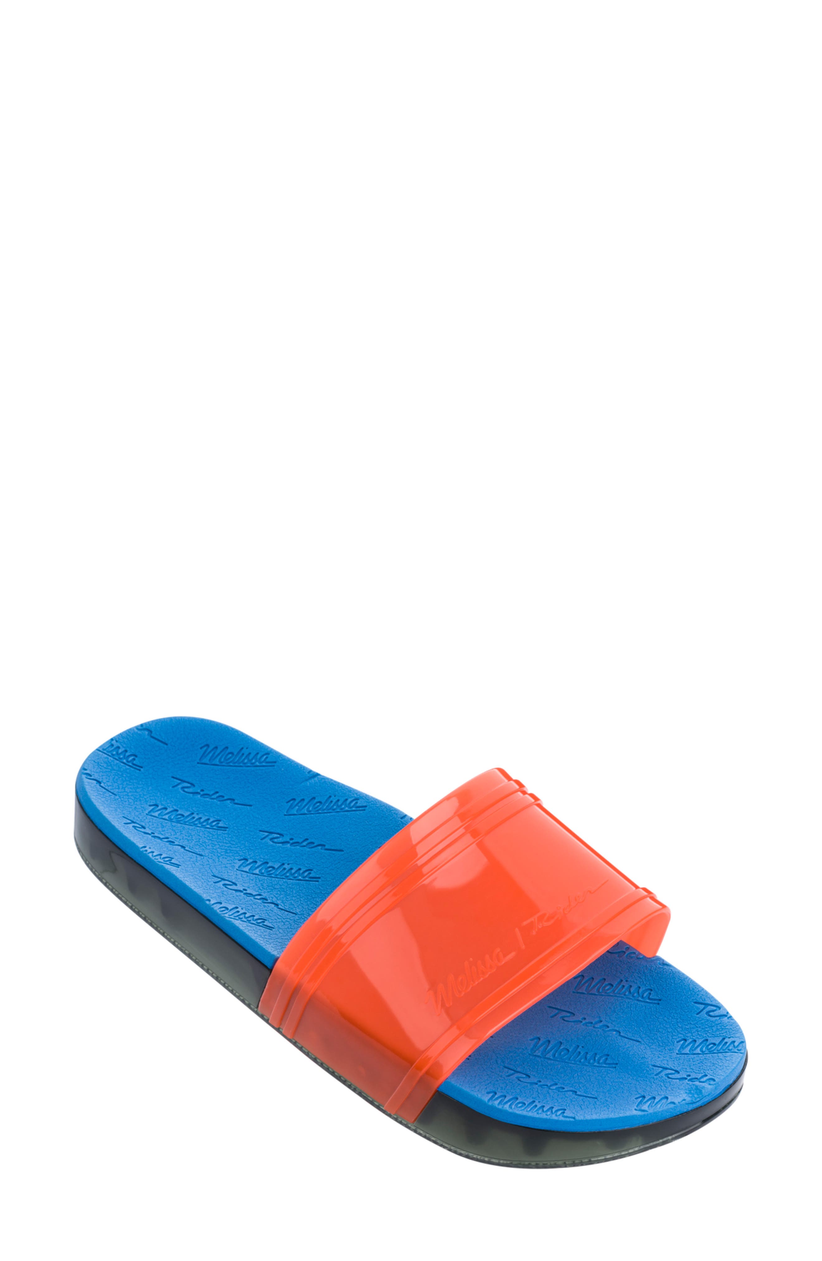 Melissa Slide Rider Sport Slide, Orange
