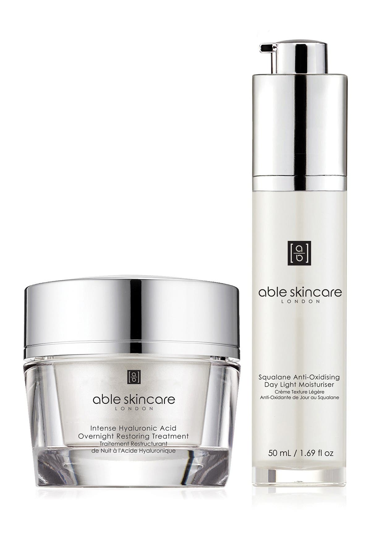 Able Skincare Day & Night Regime 2-piece Set