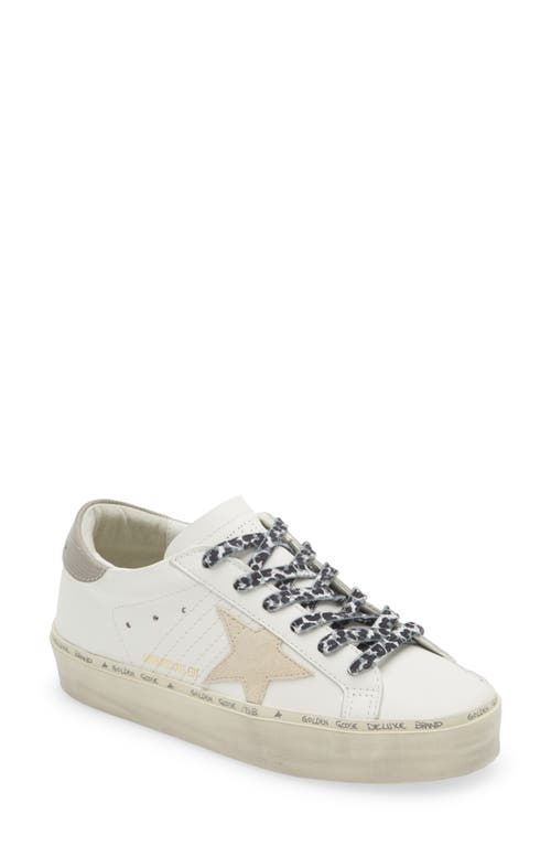 Shop Golden Goose Hi Star Platform Sneaker In White/grey