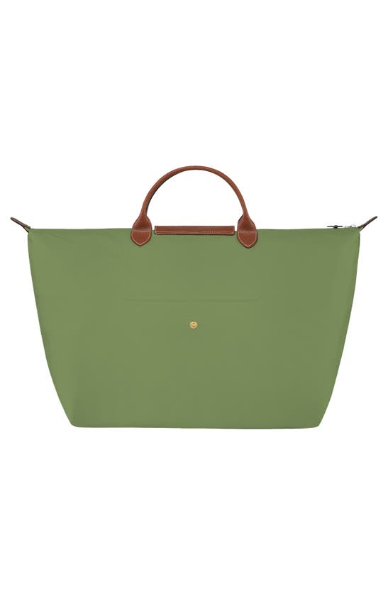 Longchamp Le Pliage Green Large Recycled Canvas Tote Bag