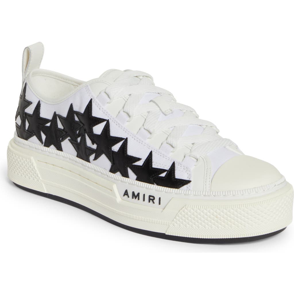 Amiri Stars Court Low Sneaker In White