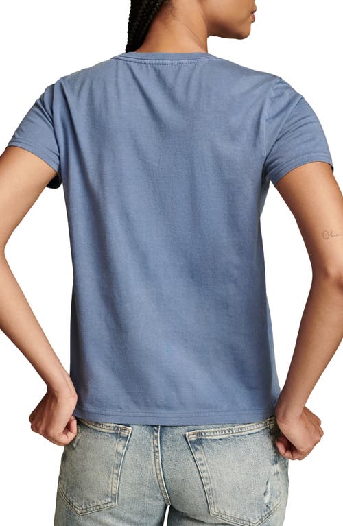 LUCKY BRAND LUCKY BRAND VIRGO EMBROIDERED COTTON GRAPHIC T-SHIRT 