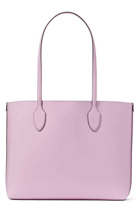 Shop Kate Spade Large Bleecker Tote In Berry Cream