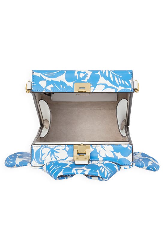 Shop Kate Spade Playa Floral Print Leather Crossbody Bag In Summer Night Multi