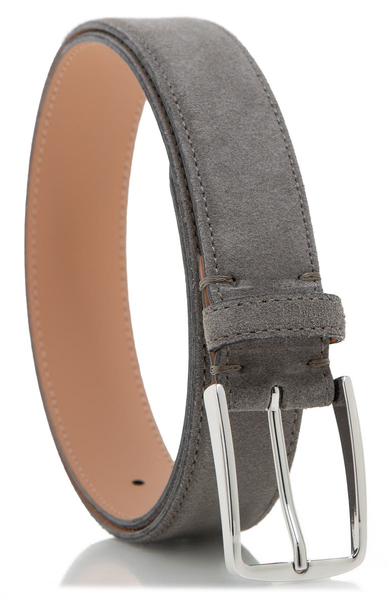 MADE IN ITALY Italian Suede Leather Belt Nordstromrack