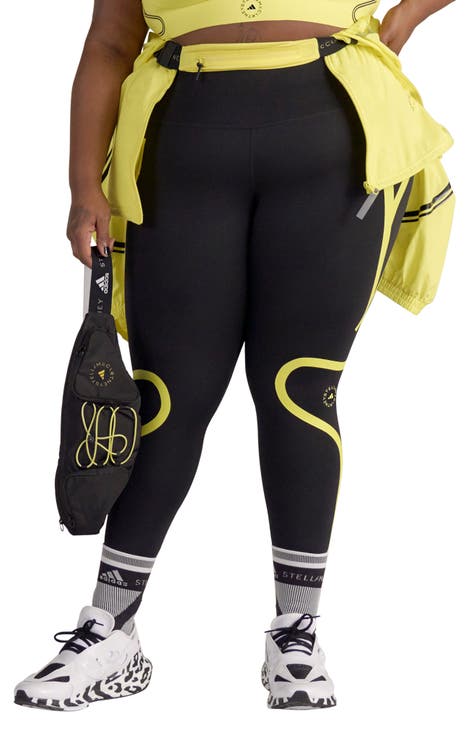 Nike Women's Nike Black Green Bay Packers Yard Line Crossover Leggings