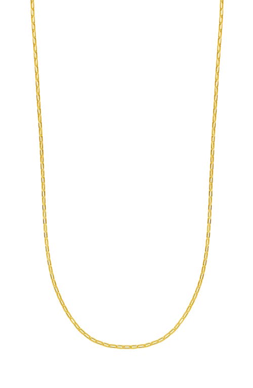 Katharine 14K Gold Paper Clip Chain Necklace in 14K Yellow Gold
