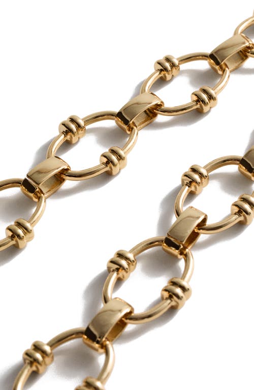 Shop Mango Cloti Chain Belt In Gold