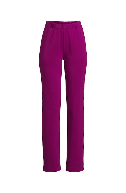 LANDS' END LANDS' END SPORT KNIT HIGH RISE PANTS 