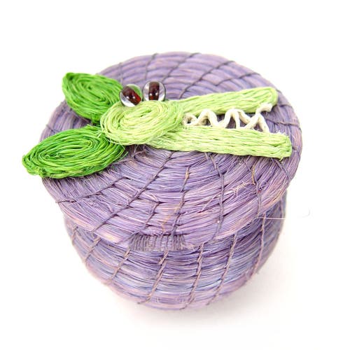 Shop Mbare Animal Lidded Basket In Crocodile