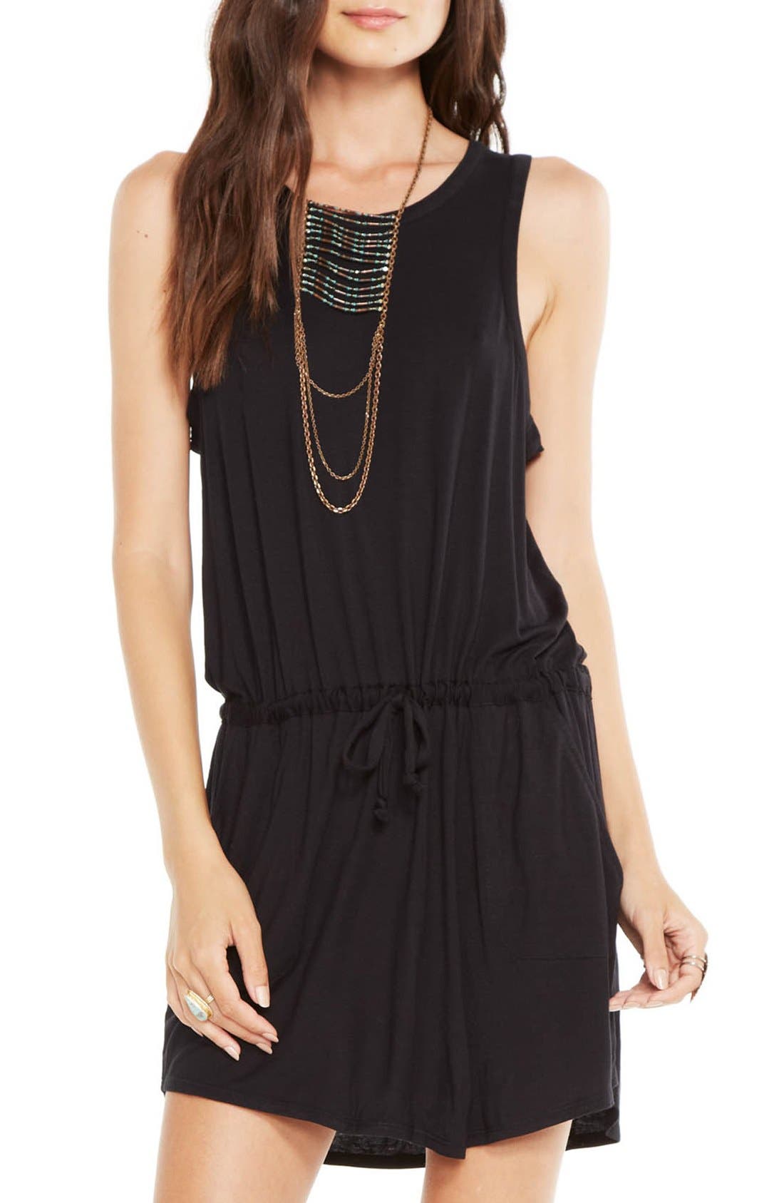 Chaser Drape Back Stretch Jersey Dress Nordstrom