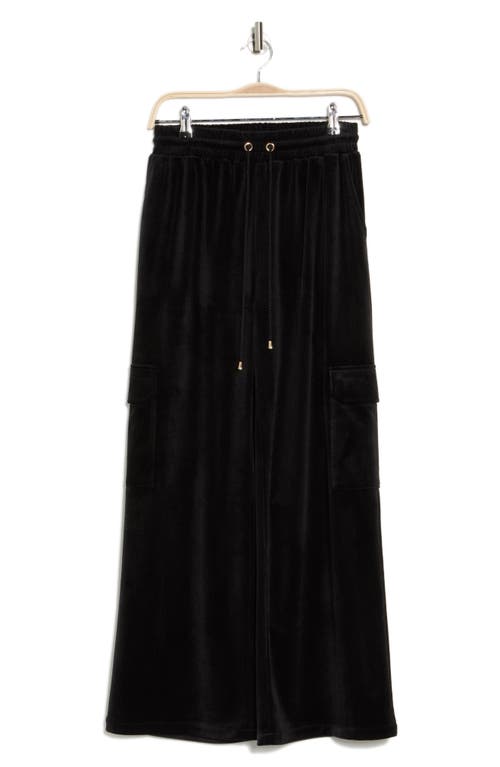 Gemma + Jane Wide Leg Corduroy Pants In Black