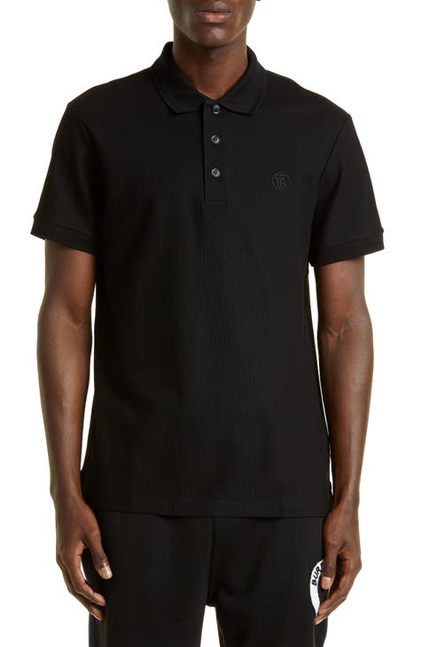 Emporio Armani - Jersey Polo Shirt with An All-Over Jacquard Motif, 100% Cotton, Navy Blue, Size: L