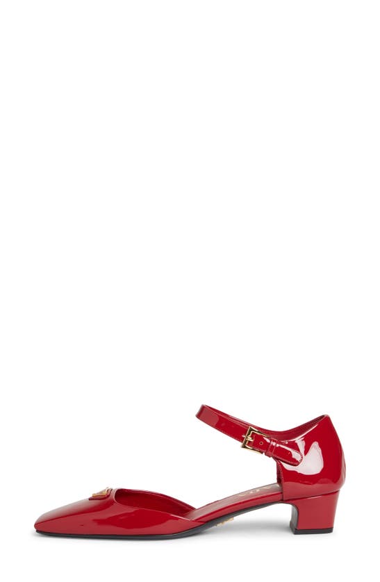 Shop Prada Modellerie D'orsay Pump In Cherry