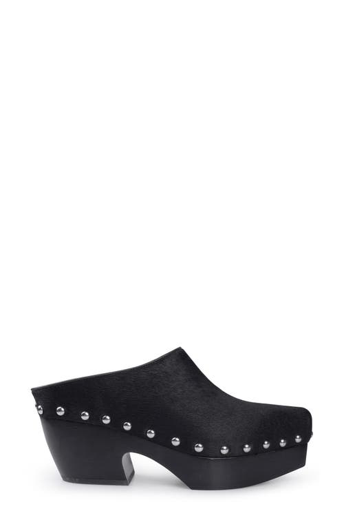 Shop Zigi Faustina Pointed Toe Platform Mule In Blklt