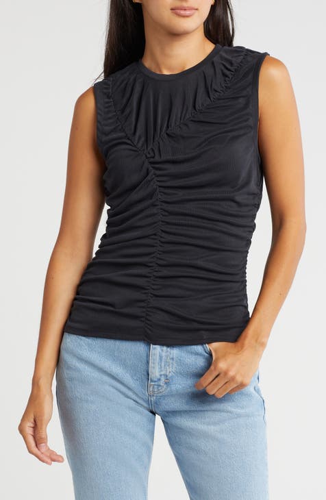 Ruched Channel Tank Top