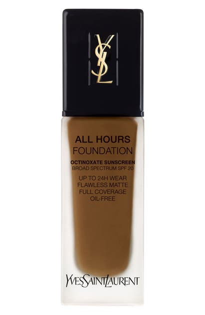 Saint Laurent All Hours Full Coverage Matte Foundation Spf 20 In B85 Coffee