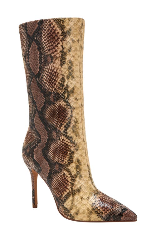 Shop Katy Perry The Revival Pointed Toe Boot In True Taupe Multi