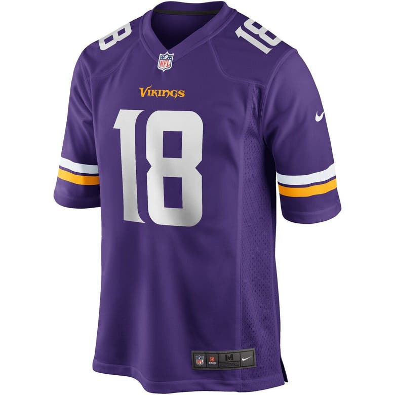 Nike Justin Jefferson Purple Minnesota Vikings Player Game Jersey ...