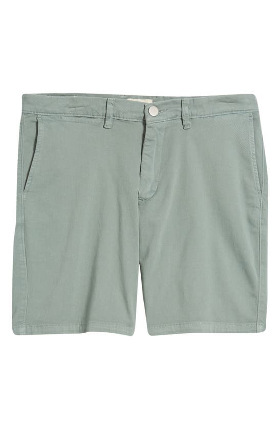 Dl1961 Jake Flat Front Stretch Chino Shorts In Rainwater