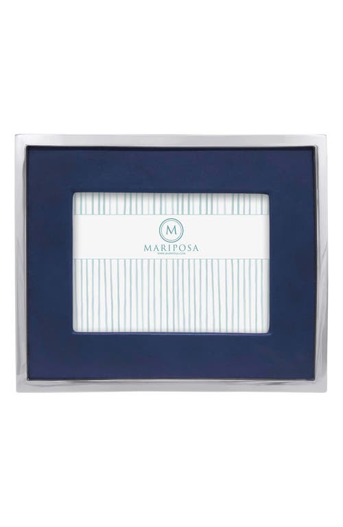 Mariposa Leather Picture Frame in Blue at Nordstrom