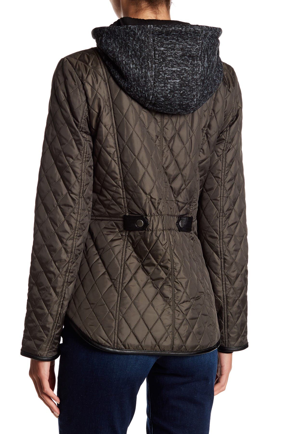 Sebby | Fleece Hoodie Quilt Jacket | Nordstrom Rack