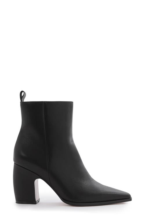 Shop Reiss Amy Pointed Toe Bootie In Black