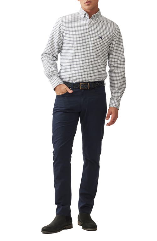 Rodd & Gunn Gunn Check Oxford 3 Sports Fit Shirt In Navy