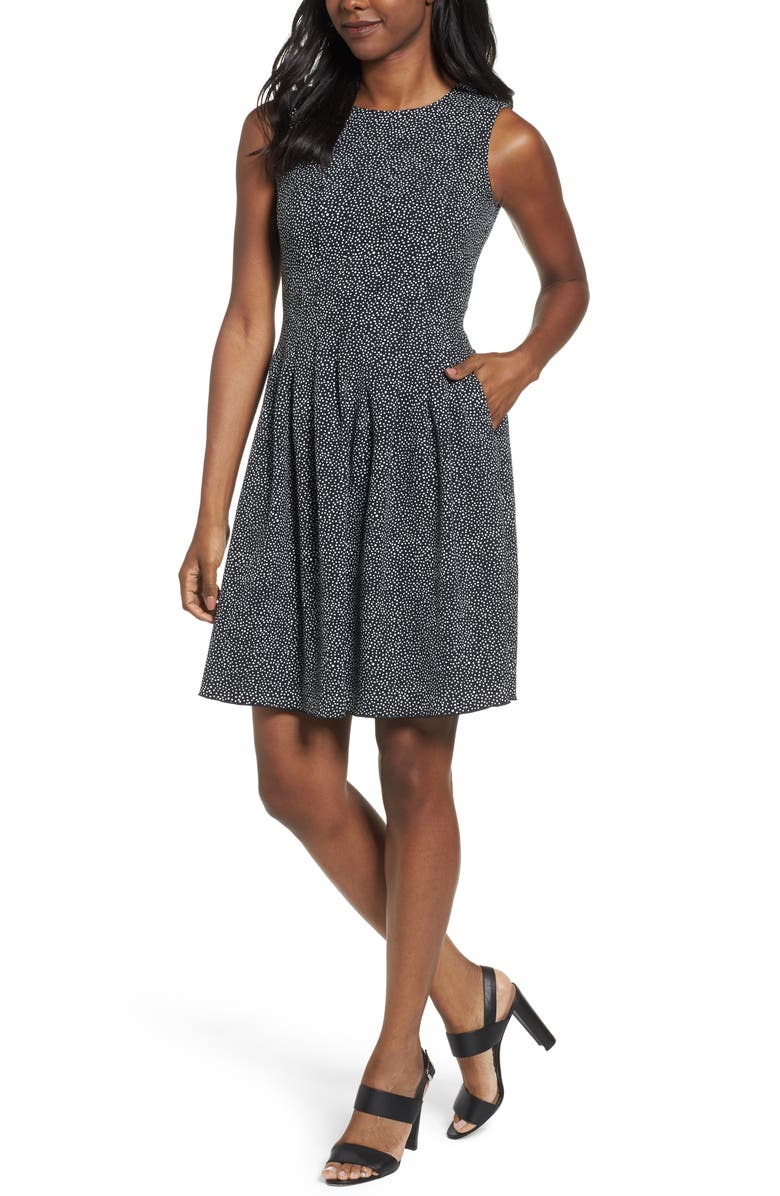 Anne Klein Sleeveless Fit-and-Flare Dress | Nordstrom