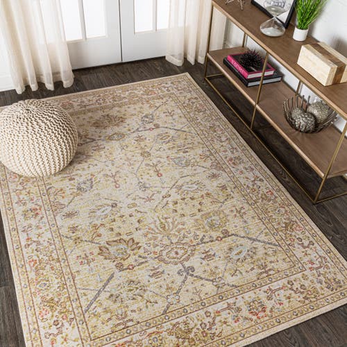 Jonathan Y Alba Modern Faded Peshawar Area Rug In Ivory