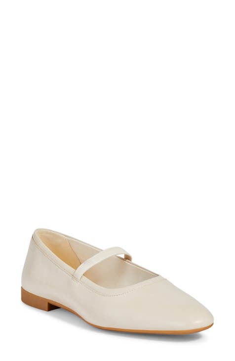 Women's White Mary Jane Flats | Nordstrom