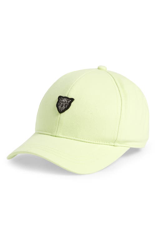 LITA by Ciara Love Is the Answer Embroidered Baseball Cap in Acid Lime