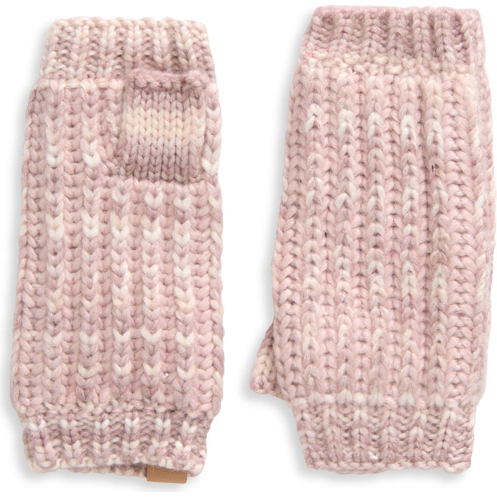 Ugg(r) Space Dye Fingerless Gloves In Ashen Rose Multi